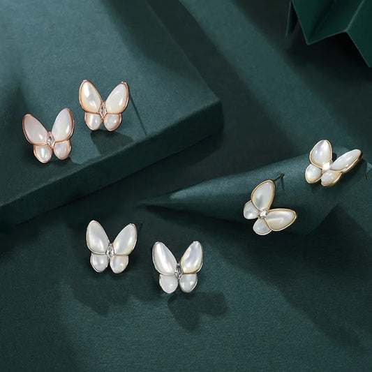 PEARL BUTTERFLY EARRINGS